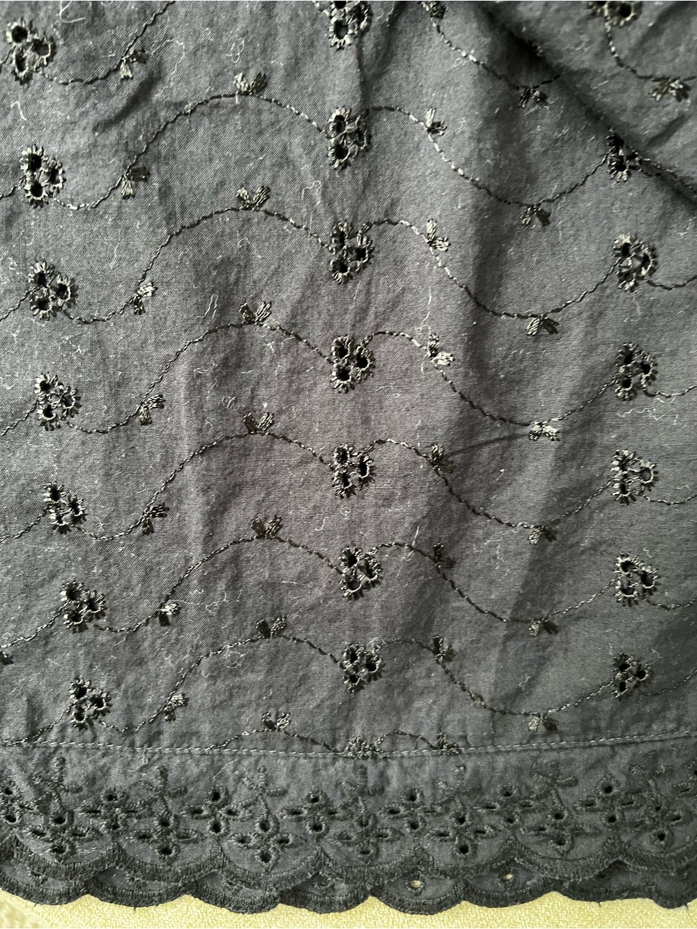 Fashion Bug Black Strapless Eyelet Summer Dress - Picture 4 of 5